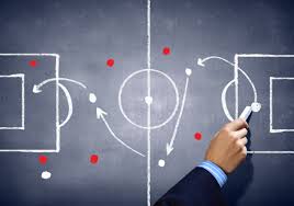 Tableau Noir Schéma tactique Foot